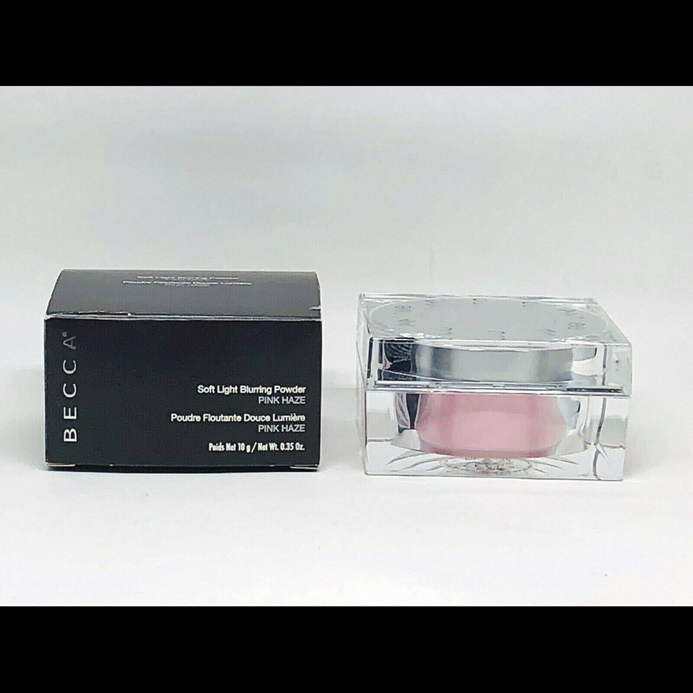 soft light blurring powder-pink haze